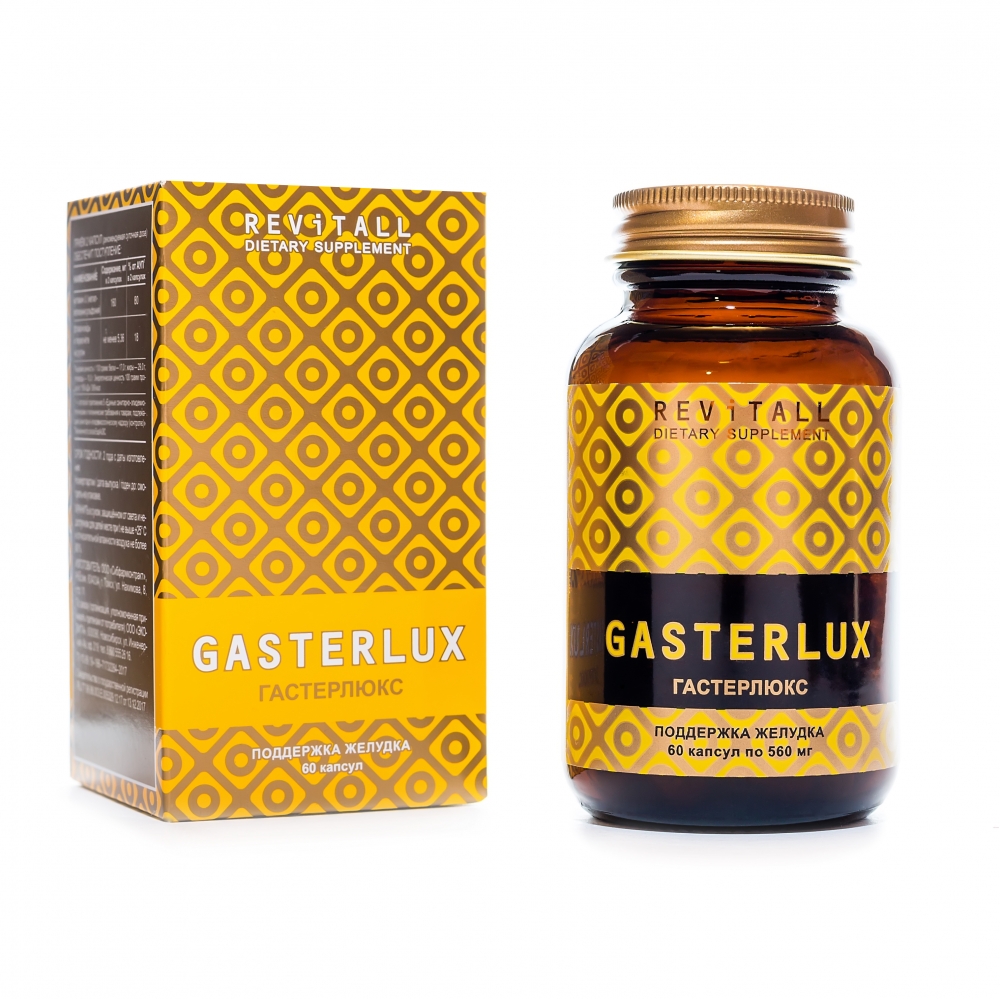 Revitall GASTERLUX, 60 капсул
