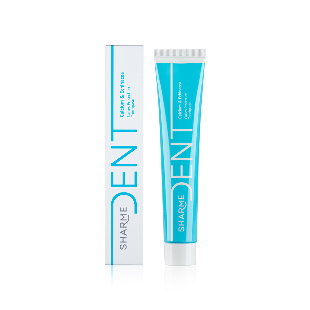 SHARME DENT Сalcium & Echinacea Сaries Protection Toothpaste/ Зубная паста «Кальций & эхинацея»